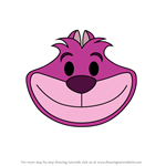 How to Draw Cheshire Cat from Disney Emoji Blitz