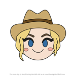 How to Draw Dr. Lily Houghton from Disney Emoji Blitz