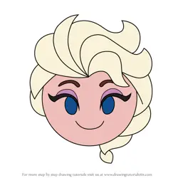 How to Draw Elsa from Disney Emoji Blitz
