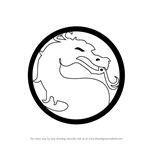 How to Draw Mortal Kombat Logo