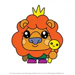 How to Draw King Brian from Moshi Monsters