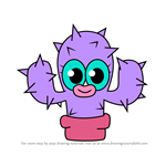 How to Draw Prickles from Moshi Monsters