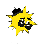 How to Draw The Moshi Sun from Moshi Monsters