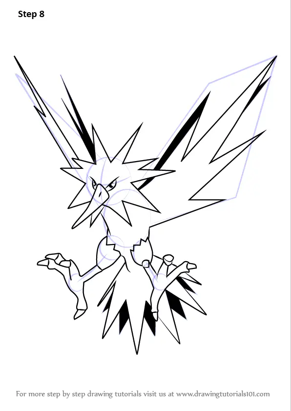 zapdos coloring pages - photo #30