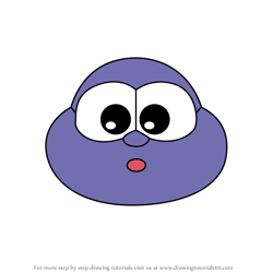 How to Draw Azzy from Pou