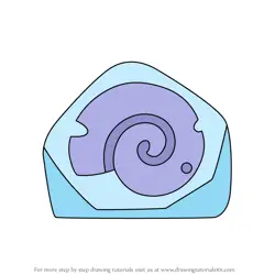 How to Draw Frosted Shell from Slime Rancher 2