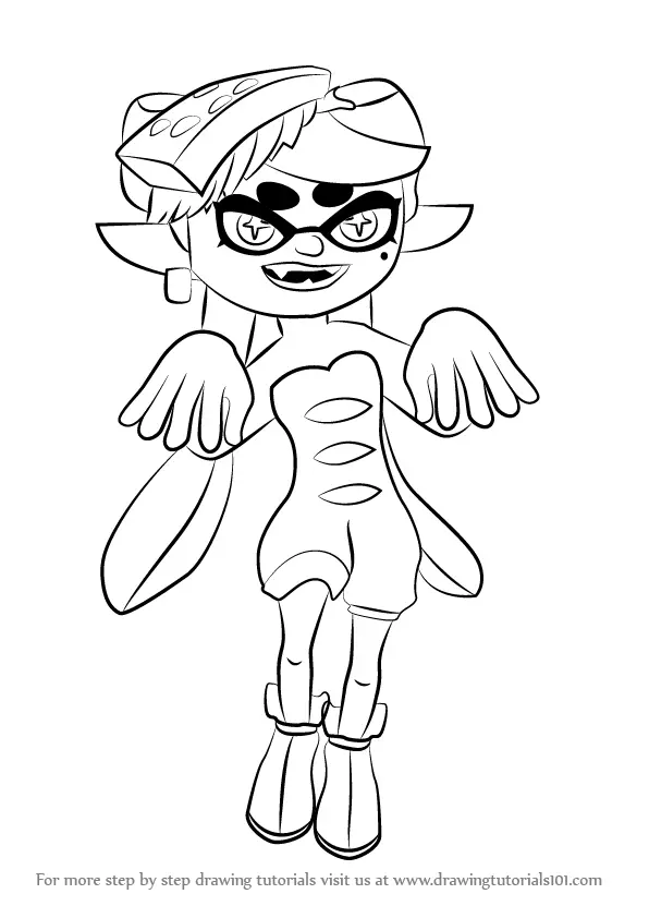 callie and marie splatoon coloring pages - photo #5