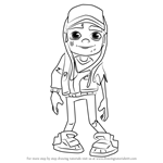 How to Draw Zombie Jake from Subway Surfers
