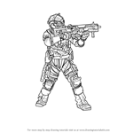 How to Draw Jack Cooper from Titanfall 2