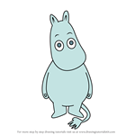 How to Draw Moomintroll from Moomins