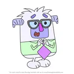 How to Draw Abominable Snowman from Wow! Wow! Wubbzy!