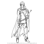 How to Draw Chrom from Fire Emblem