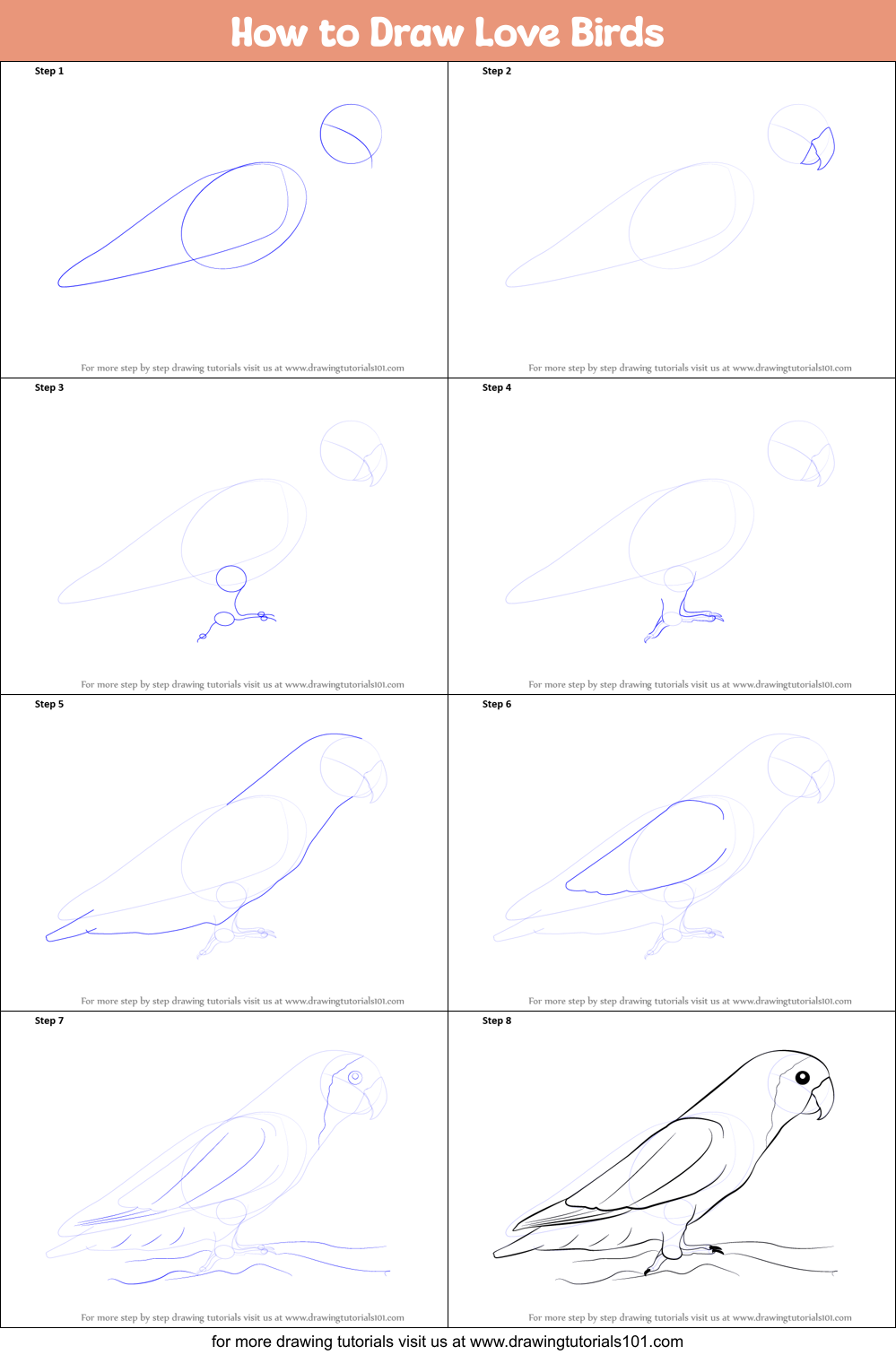 How To Draw A Bird Step By Step (Best Drawing Tutorial) - Bujo Babe