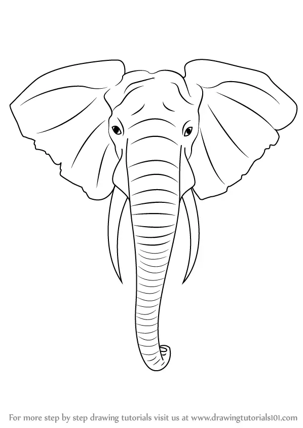 Easy Elephant Drawing At Getdrawings - Cute Things To Draw Elephant - Free  Transparent PNG Clipart Images Download