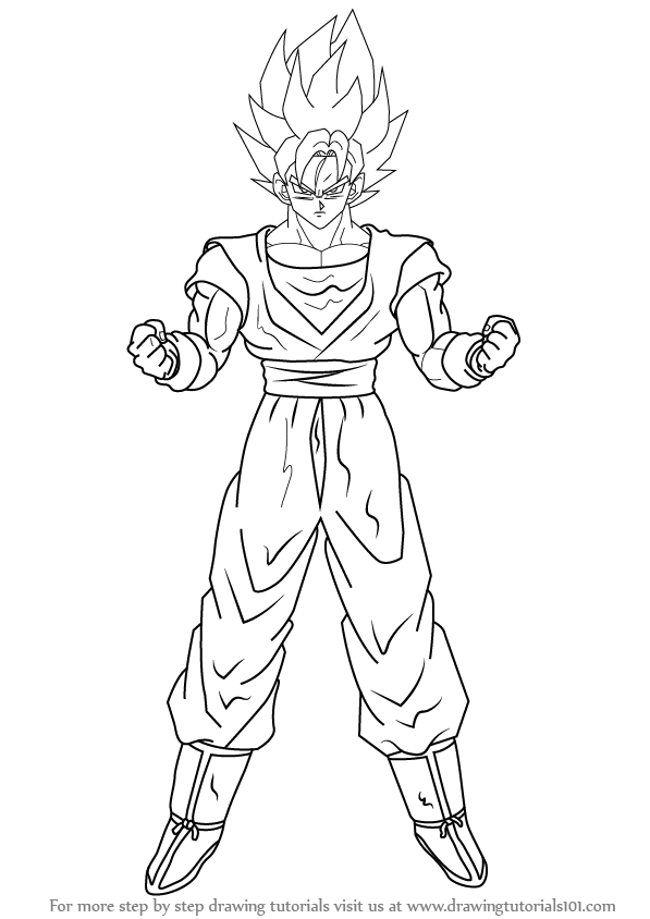 ArtStation - DRAGONBALL Z : GOKU(PENCIL SKETCH)