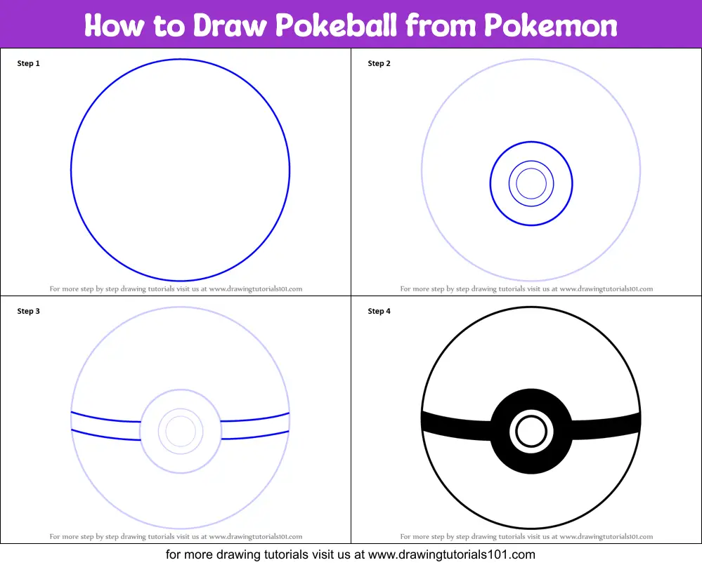 Featured image of post How To Draw A Pokeball Step By Step Here you will learn how to draw a person from a 3 4 view