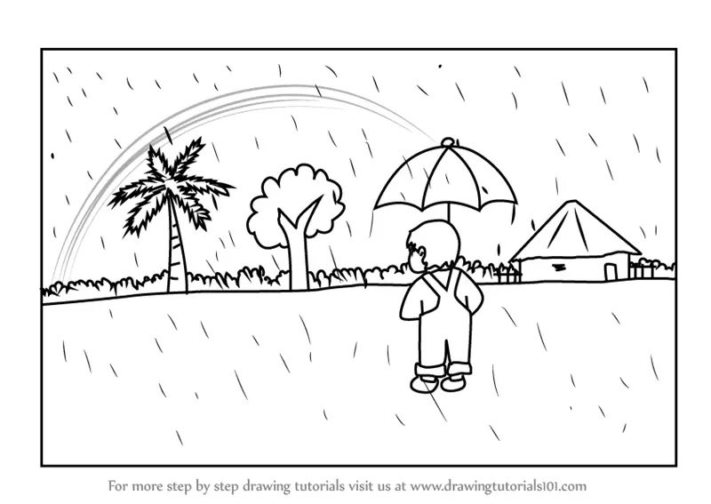 Featured image of post Scenery Drawing Rain Drawing For Kids - &#039;through children&#039;s eyes&#039; portal is a virtual gallery of creativity.