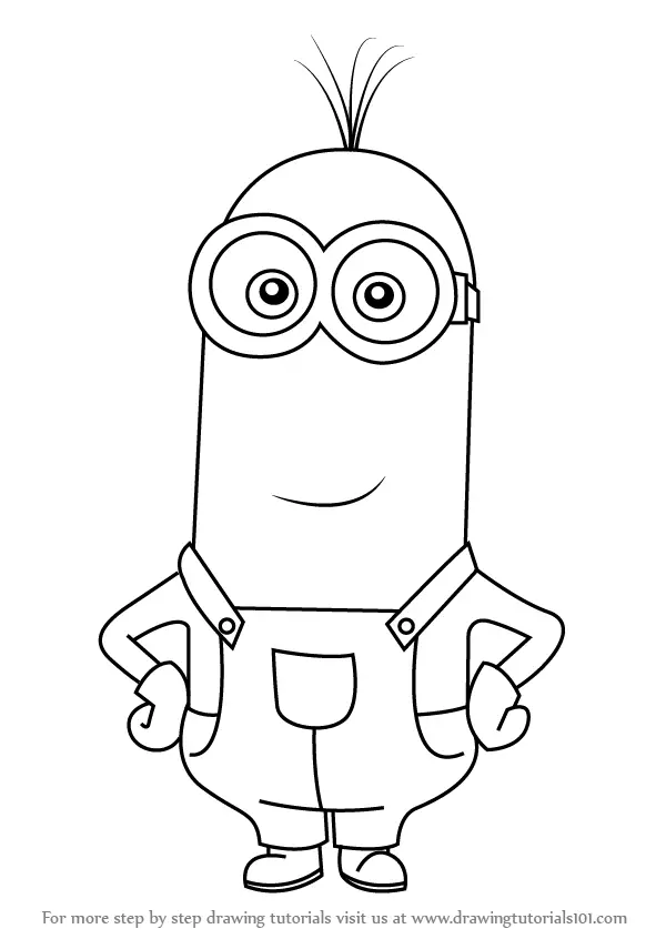 Cute Minion drawing free image download