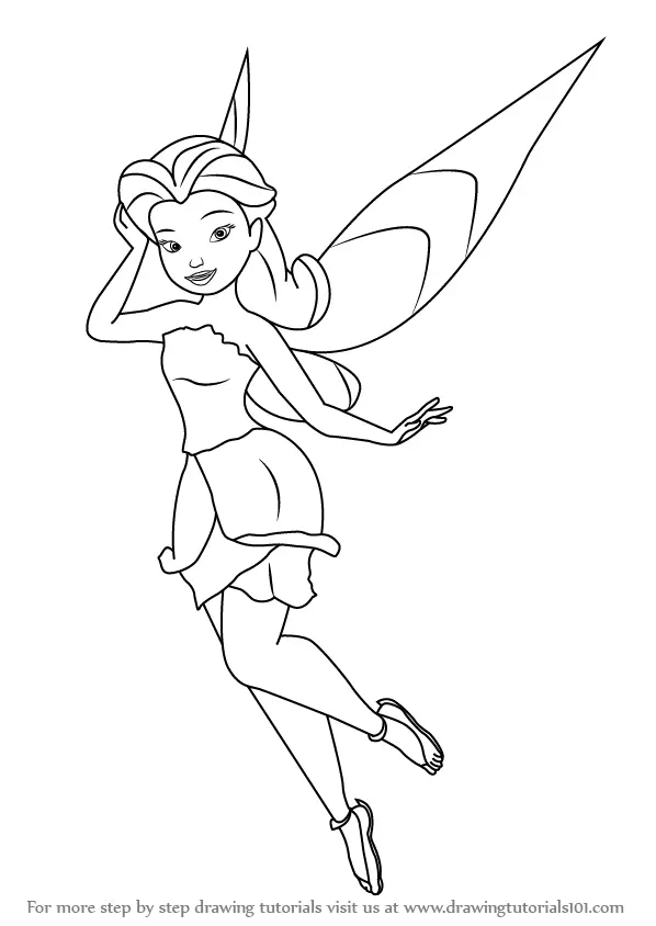 Featured image of post How To Draw Tinkerbell Fairies A very easy drawing step by step and easy
