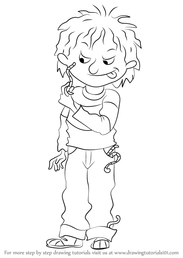 Learn How to Draw Horrid Henry (Horrid Henry) Step by Step : Drawing  Tutorials