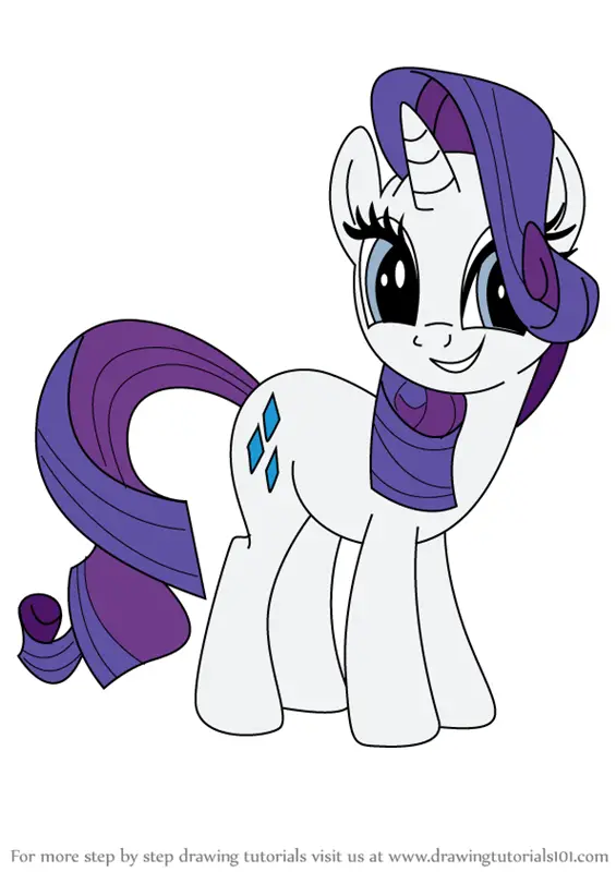 Learn How to Draw Rarity from My Little Pony: Friendship Is Magic ...