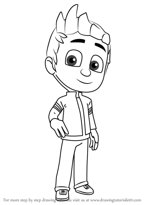 Learn How to Draw Connor from PJ Masks (PJ Masks) Step by Step : Drawing  Tutorials