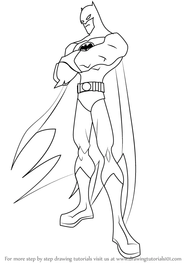 Learn How to Draw Batman from The Batman (The Batman) Step by Step : Drawing  Tutorials