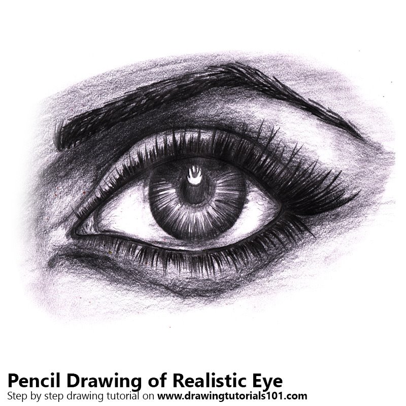 Pencil Paper Hyper 3d Realistic Eyes Sketch Size A4