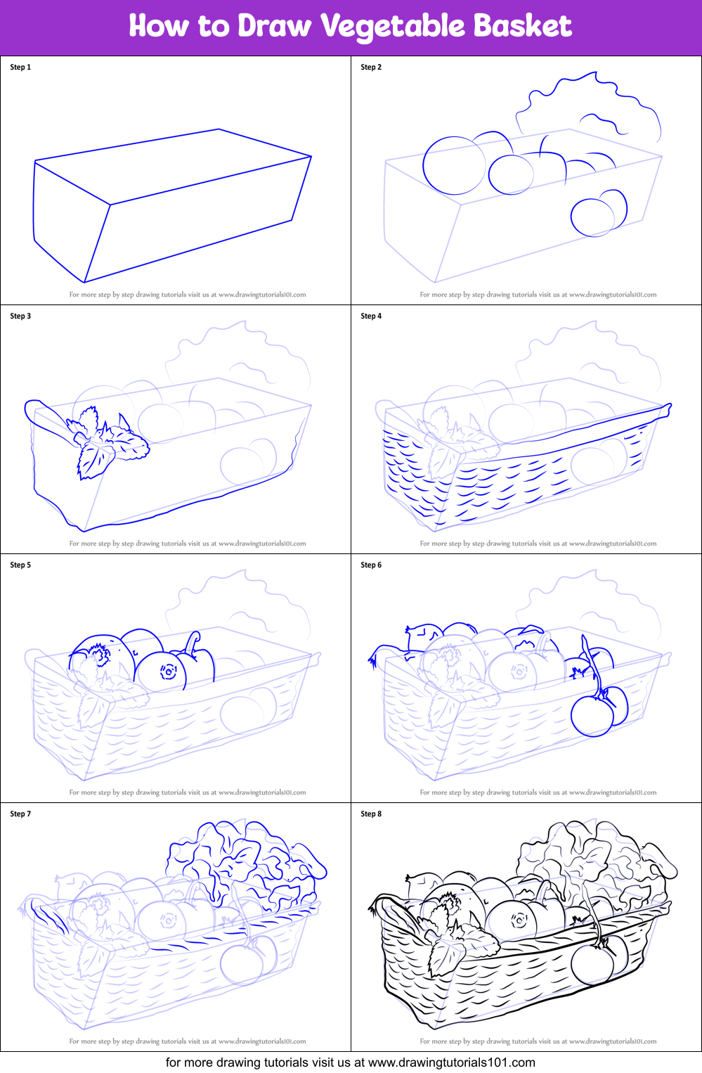 Drawing Fruit Basket Vegetables And Fruits PNG Images | PSD Free Download -  Pikbest