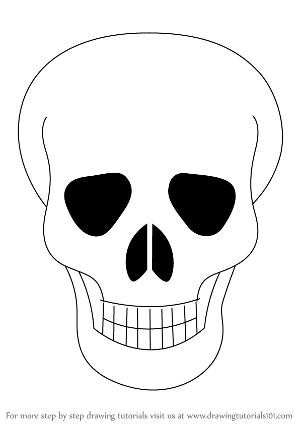 How to Draw Silly Cartoon Skulls for Halloween Easy Tutorial for Kids - How  to Draw Step by Step Drawing Tutorials