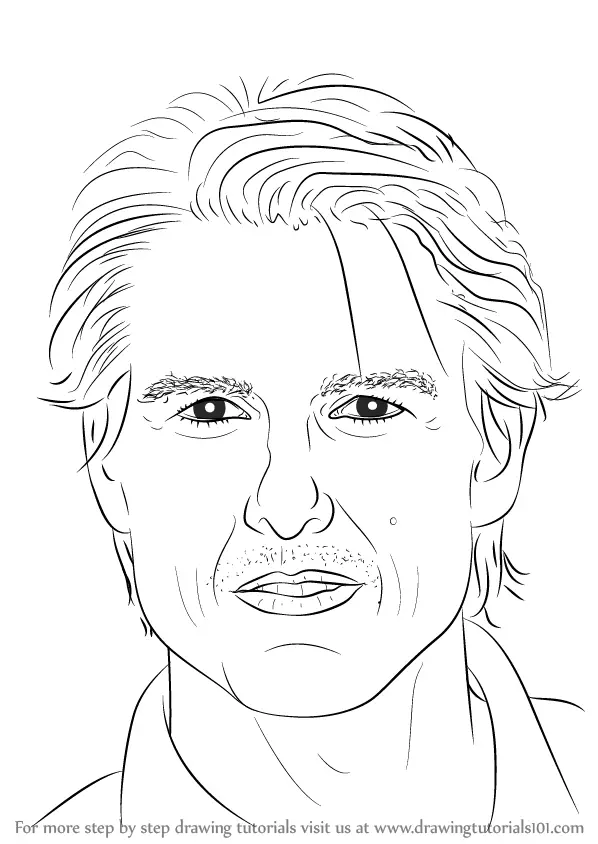 Pencil Illustration Of Tom Cruise Stock Photo, Picture and Royalty Free  Image. Image 126535603.