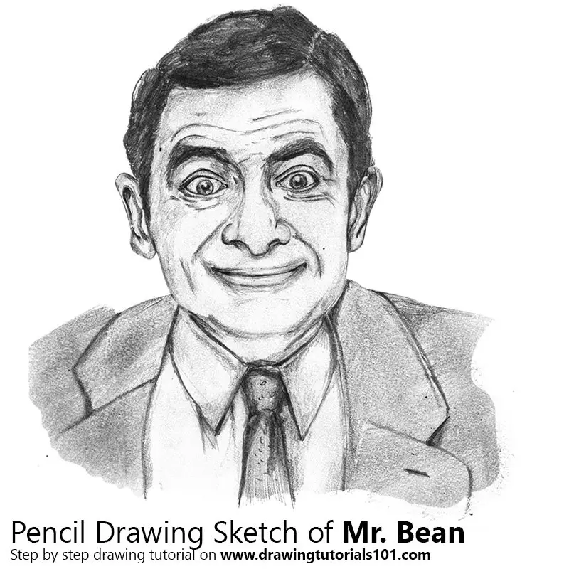 Bang Ojo - Drawings Of Cartoon Mr Bean - Free Transparent PNG Clipart  Images Download