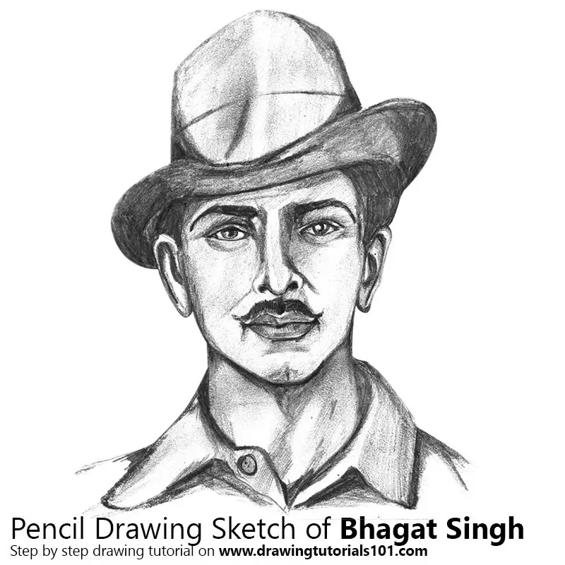 Happy Independence Day .. Bhagat Singh Sketch by me .. :) | Flickr