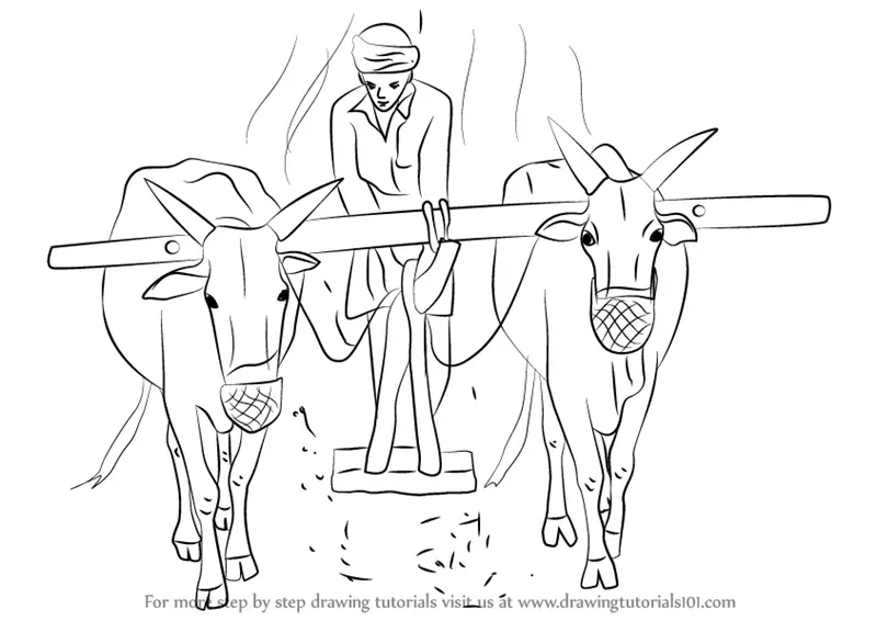 Farmer sketch hires stock photography and images  Alamy