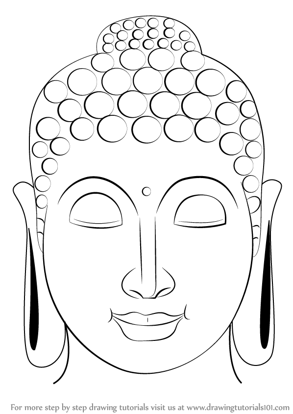 1905 Buddha Face Line Art Images Stock Photos  Vectors  Shutterstock