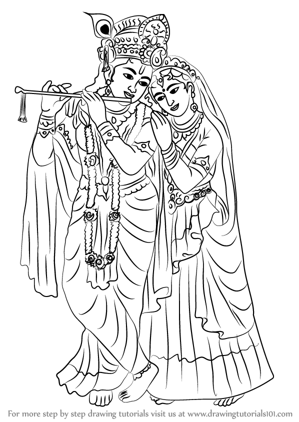 Radha Krishna Sketch Dark Sketch art work lord god HD phone wallpaper   Peakpx