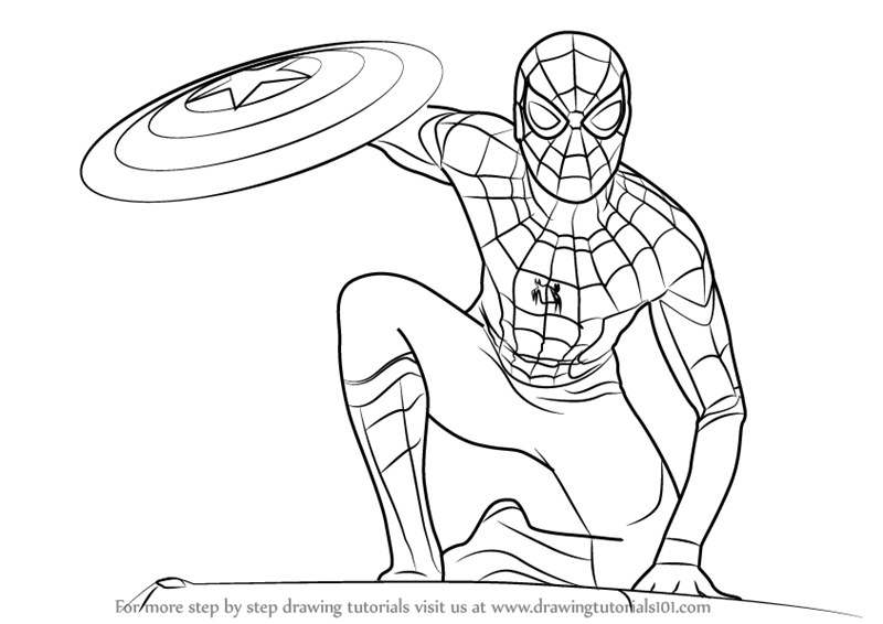 Featured image of post Sketch Drawing Of Spider Man : Learn how to draw and sketch spiderman and create great cartoons, illustrations and drawings with these free drawing lessons.