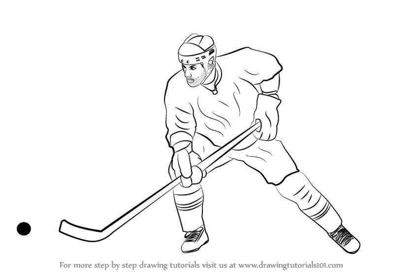How To Draw The Nhl Logo, Step by Step, Drawing Guide, by Dawn - DragoArt
