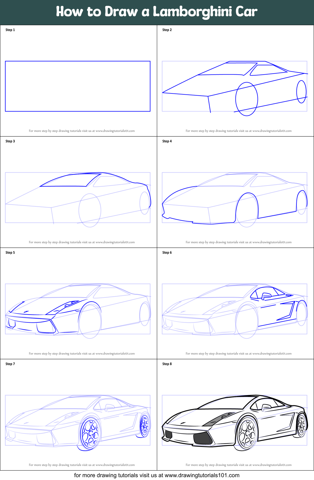 Featured image of post How To Draw A Lamborghini Easy For Kids Drawing for kids is easy and fun
