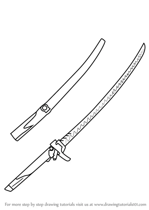 Curved Sword Or Dagger Vector Clip Art Hkc0xd  Sword Drawing  600x1107  PNG Download  PNGkit