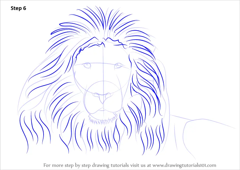 How To Draw A Lion Easy Cartoon Drawing - Fun with Mama-saigonsouth.com.vn