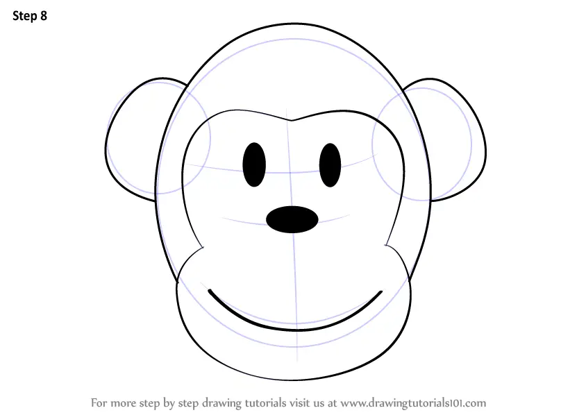How to draw a monkey with these easy step by step tutorials