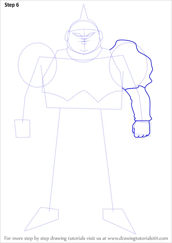 How to Draw Android 19 from Dragon Ball Z (Dragon Ball Z) Step by Step