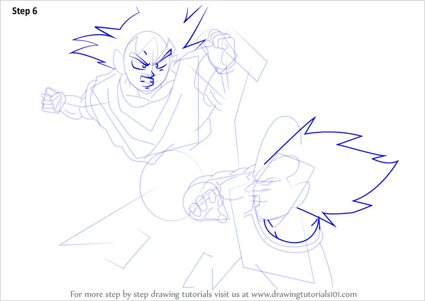 How To Draw Goku MUI/ Vegeta UE | Step By Step | Dragon Ball - YouTube