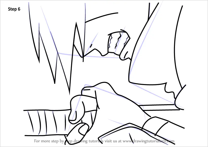 How to Draw Itachi Uchiha from Naruto - DrawingTutorials101.com