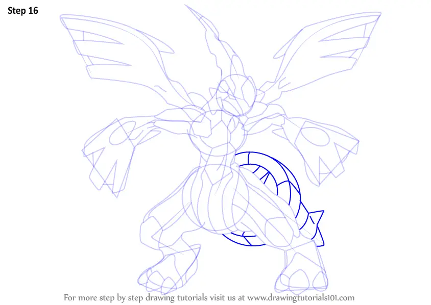 zekrom (pokemon) drawn by ririri_(user_rkrv7838)