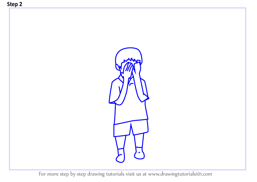 Learn How to Draw Kids Playing Hide and Seek Game (Scenes) Step by Step :  Drawing Tutorials