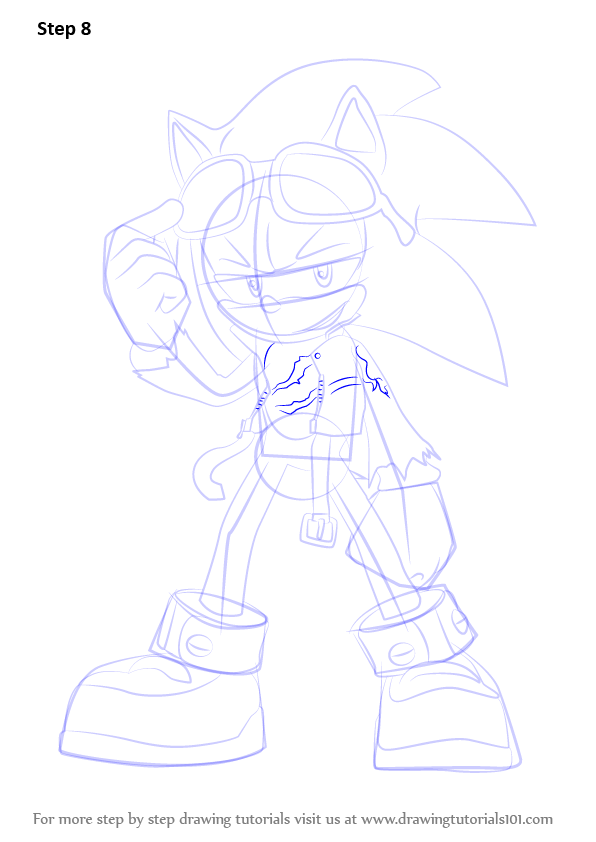 Como DESENHAR o SCOURGE THE HEDGEHOG - Como DIBUJAR a SCOURGE THE