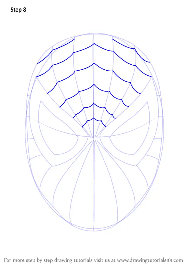 Marvel Spider-Man mask illustration, Spider-Man Drawing Face Coloring book,  Spider-Man Mask s, monochrome, symmetry, head png | Klipartz