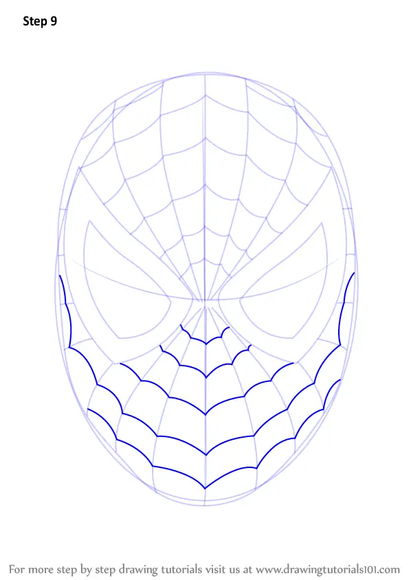Easy Drawing Guides - Spiderman's Face Drawing Lesson. Free Online Drawing  Tutorial for Kids. Get the Free Printable Step by Step Drawing Instructions  on http://bit.ly/2QMtx0J . #Spiderman #SpidermanFace #LearnToDraw  #ArtProject | Facebook